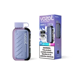 Vozol Gear Ice & Sweet 50K Disposable Vape Grape Ice