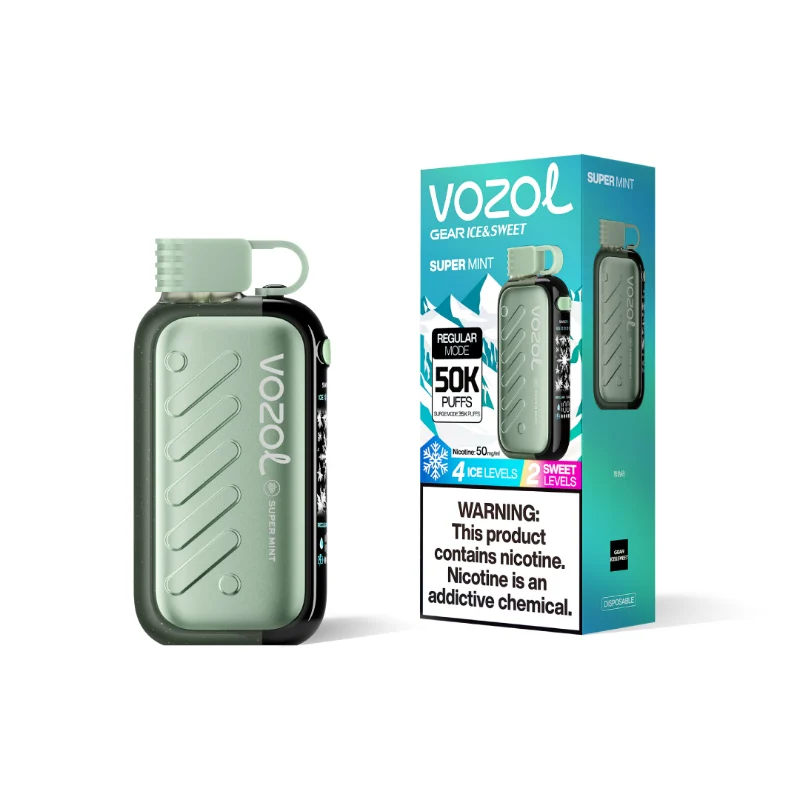Vozol Gear Ice & Sweet 50K Disposable Vape Super Mint
